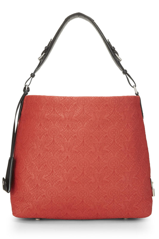 Louis Vuitton, Pre-Loved Red Monogram Antheia Leather Hobo PM, Red