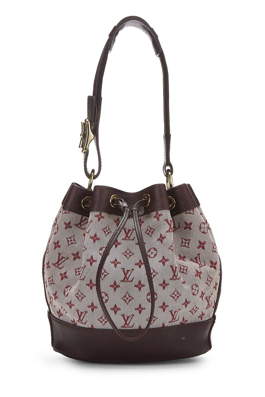 Louis Vuitton, Pre-Loved Burgundy Mini Lin Noelie, Burgundy