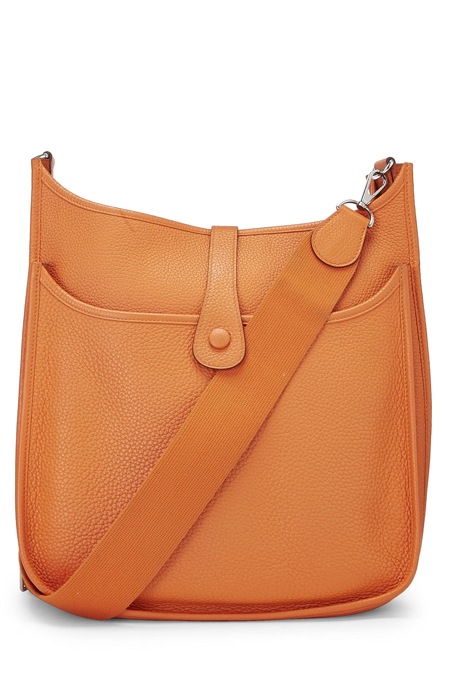 Hermès, Pre-Loved Capucine Clemence Evelyne III GM, Orange