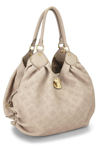 Louis Vuitton, Monograma Mahina grande en color beige Pre-Loved, Beige