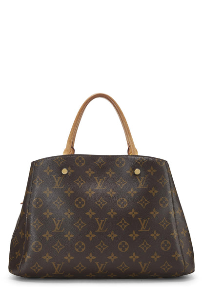 Louis Vuitton, Pre-Loved Monogram Canvas Montaigne MM, Brown