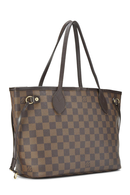 Louis Vuitton, Damier Ebene Neverfull PM d'occasion, marron