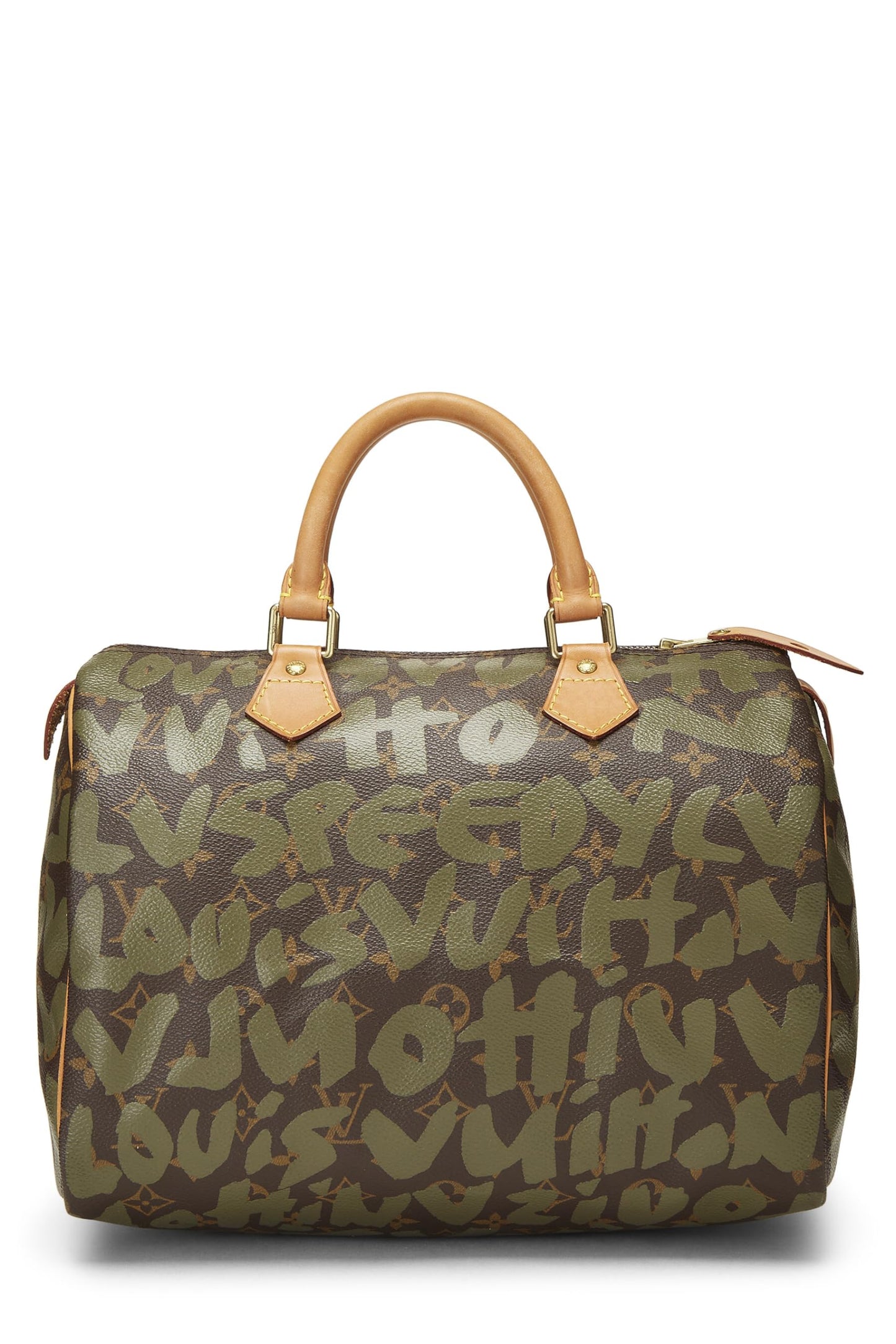 Louis Vuitton, Stephen Sprouse x Louis Vuitton d'occasion, Speedy 30 Monogram Green Graffiti, Vert