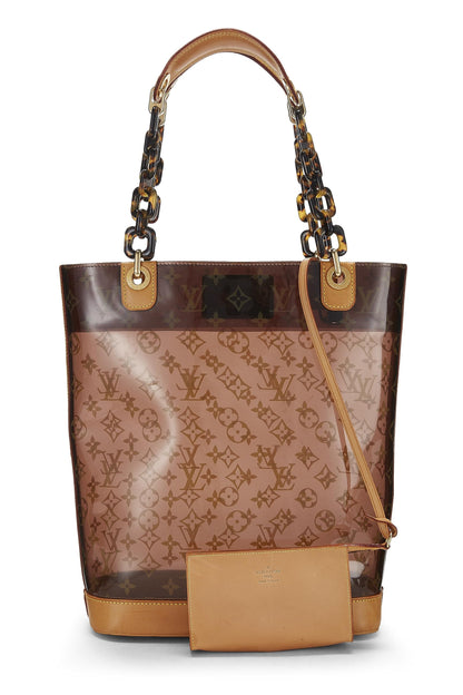 Louis Vuitton, Cabas MM en vinyle Monogram Ambre d'occasion, marron