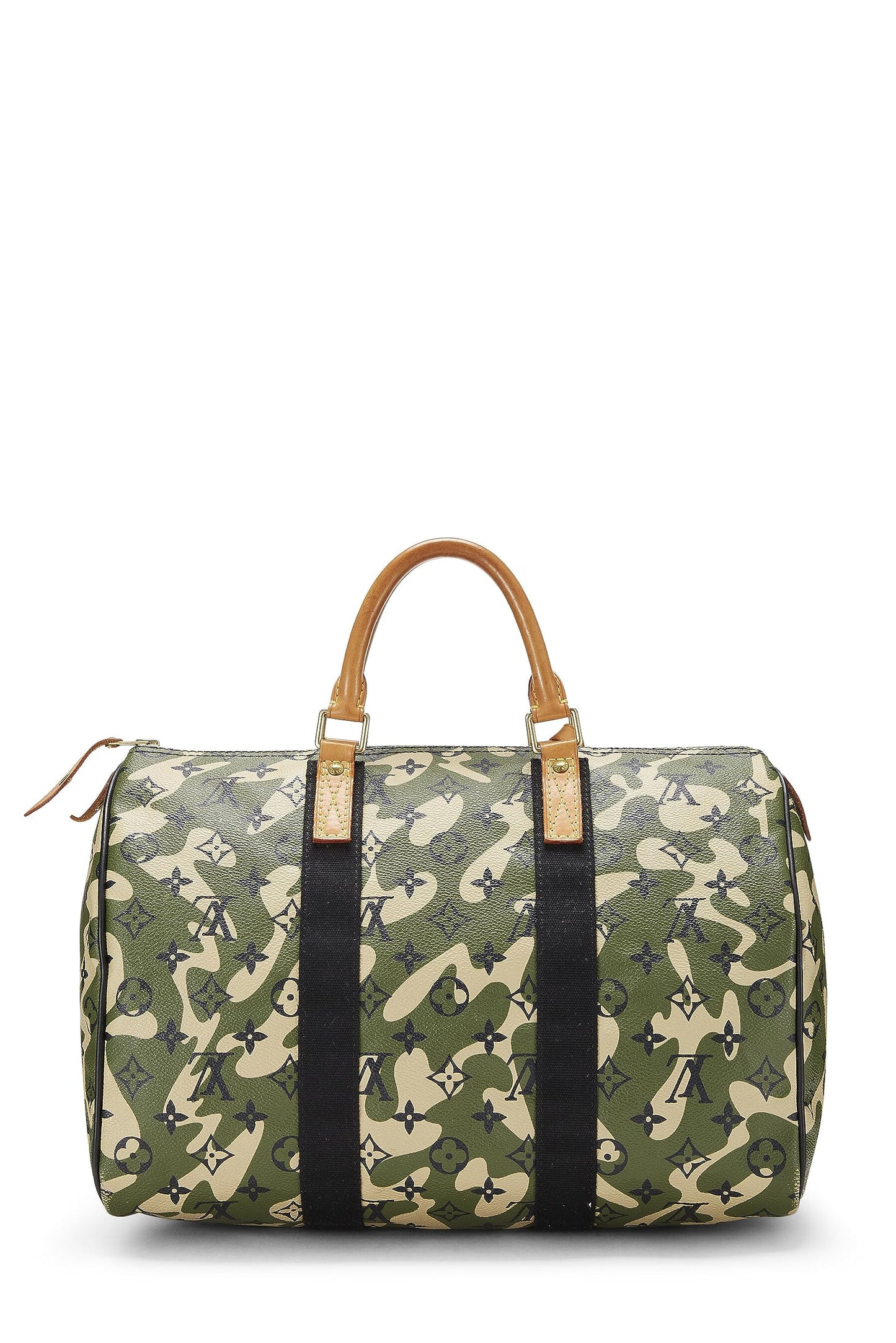 Louis Vuitton, Pre-Loved Takashi Murakami x Louis Vuitton Monogramouflage Speedy 35, Green