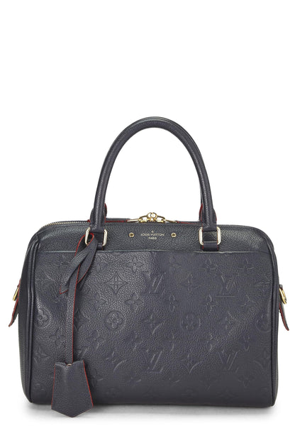 Louis Vuitton, Pré-Aimé Bleu Infini Monogram Empreinte Speedy Bandouliere 25, Marine