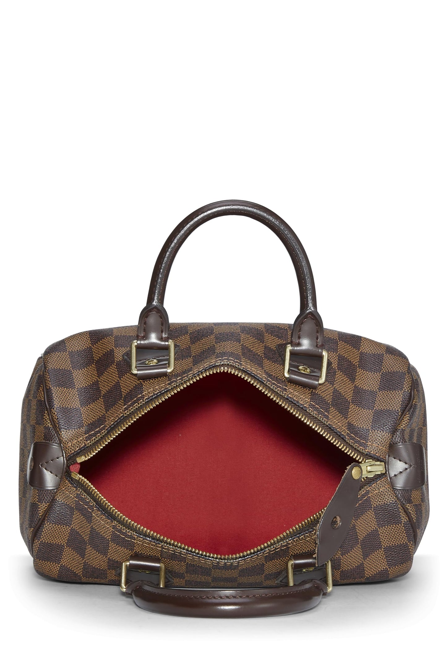 Louis Vuitton, Damier Ebene Speedy 25 d'occasion, marron