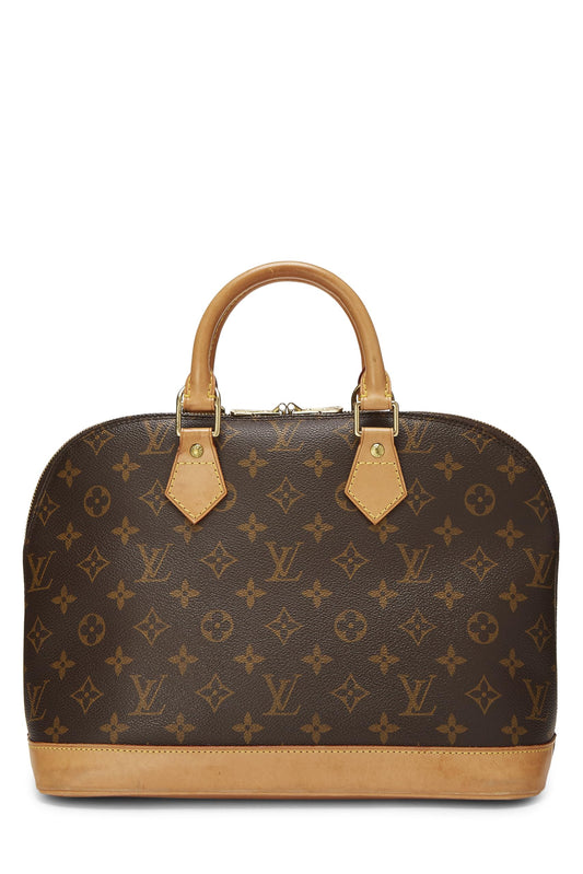 Louis Vuitton, Pre-Loved Monogram Canvas Alma PM, Brown