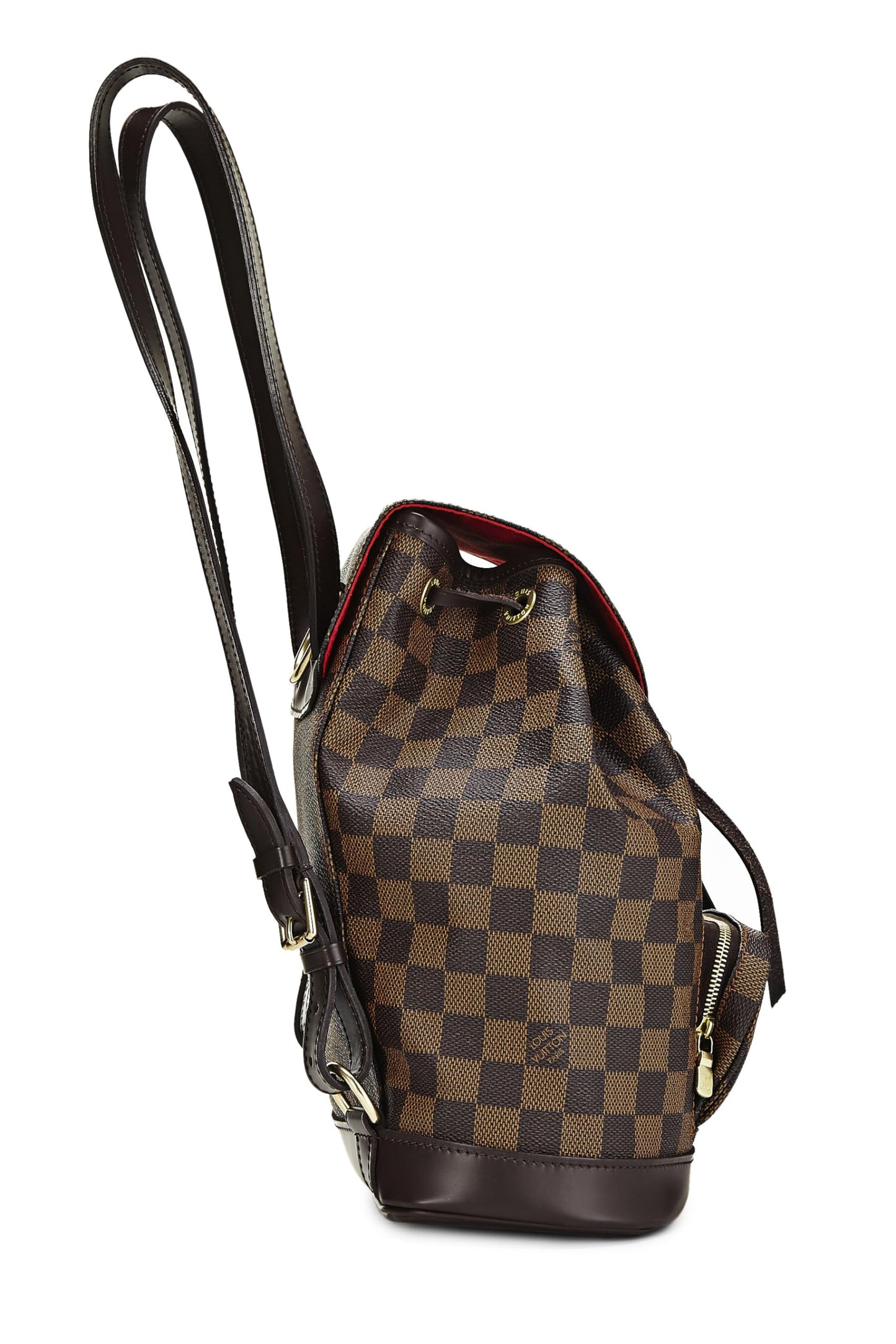 Louis Vuitton, Montsouris MM Damier Ebène d'occasion, marron