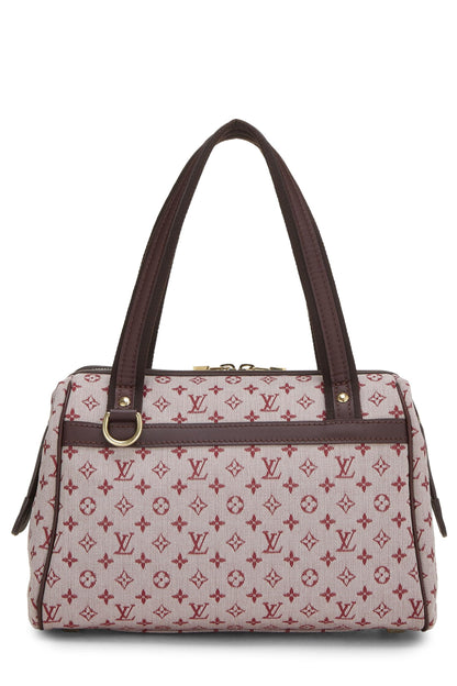 Louis Vuitton, Mini Lin Josephine PM Monogram Bordeaux d'occasion, rose