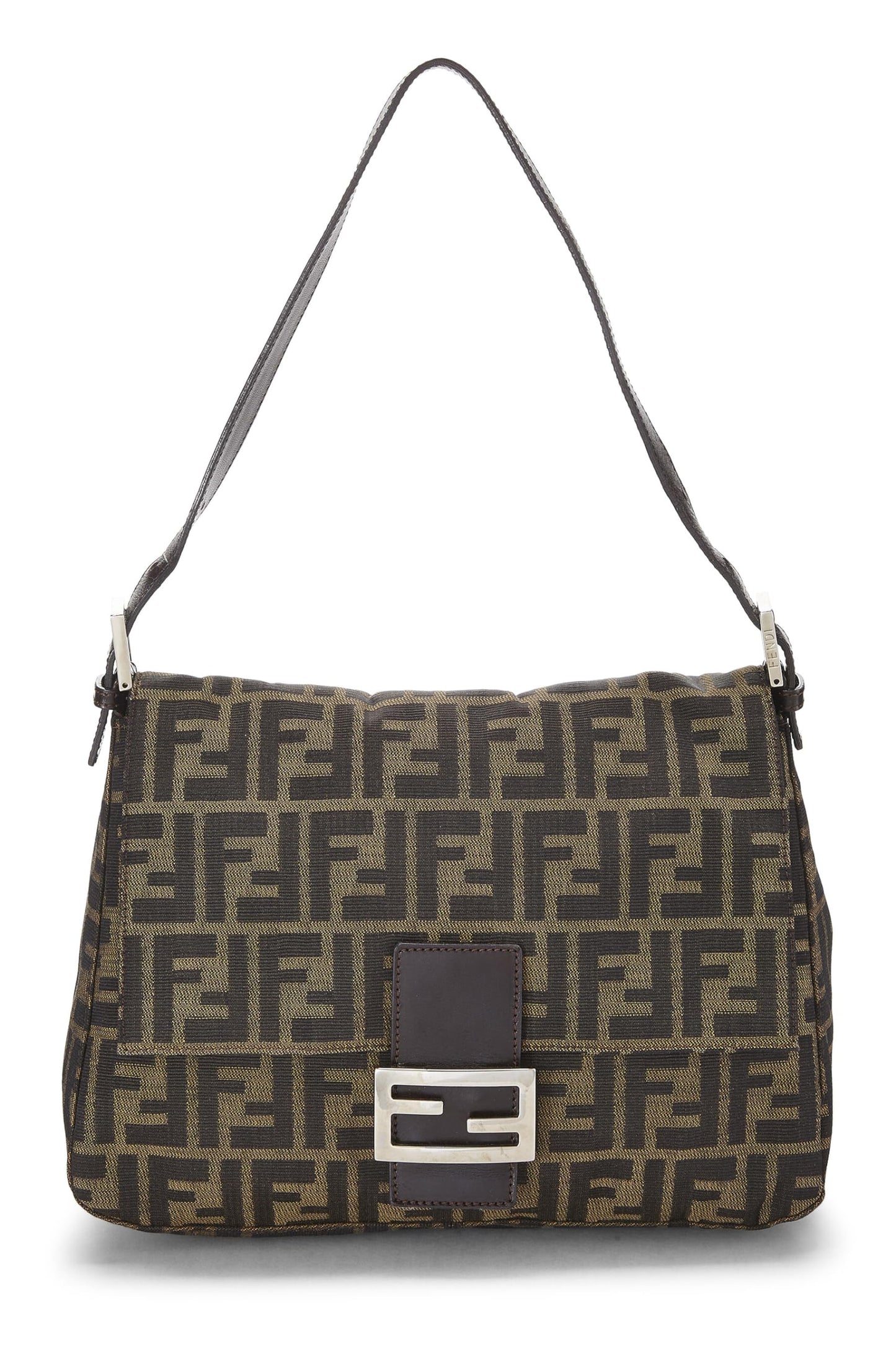 Fendi, Pre-Loved Brown Zucca Canvas Mama, Brown