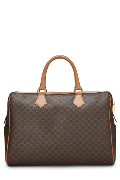 Céline, Pre-Loved Brown Macadam Boston, Brown