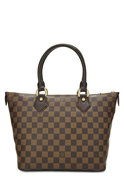 Louis Vuitton, Pre-Loved Damier Ebene Saleya PM, Brown