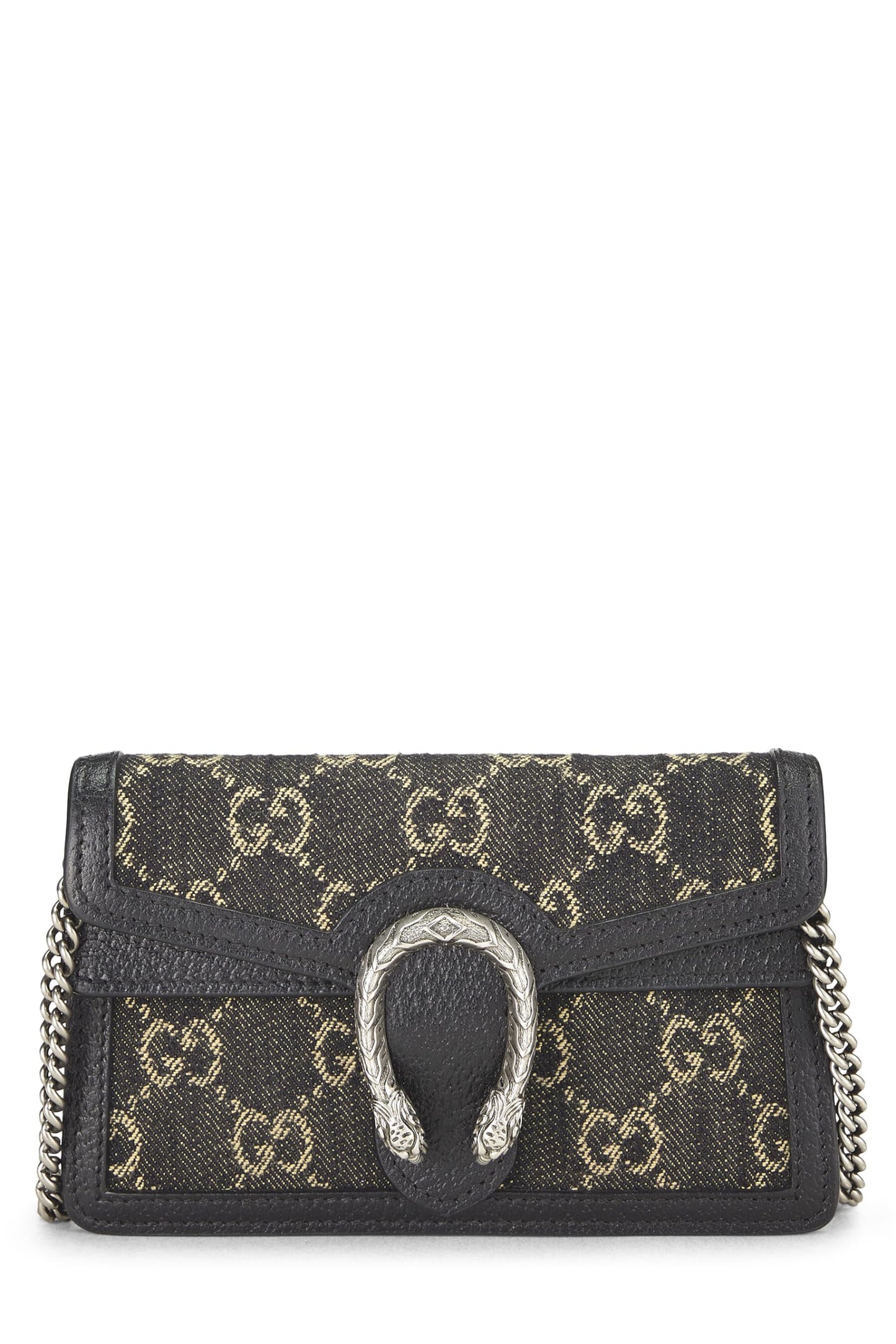 Gucci, sac à bandoulière Dionysus Super Mini d'occasion, noir