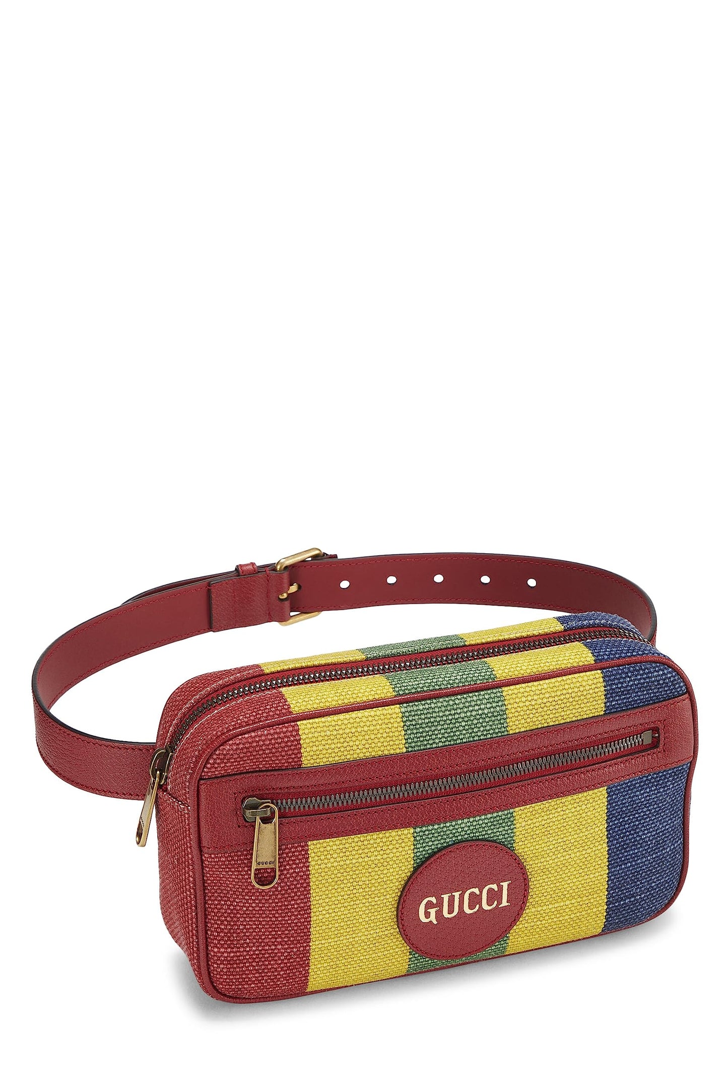 Gucci, Pre-Loved Multicolor Canvas Baiadera Belt Bag, Multi