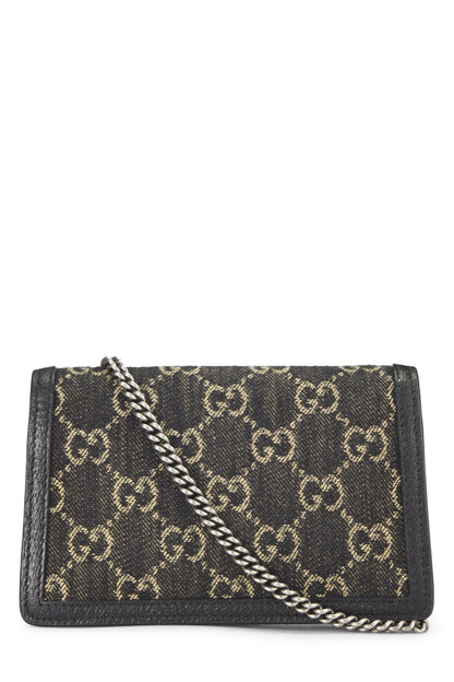 Gucci, sac à bandoulière Dionysus Super Mini d'occasion, noir