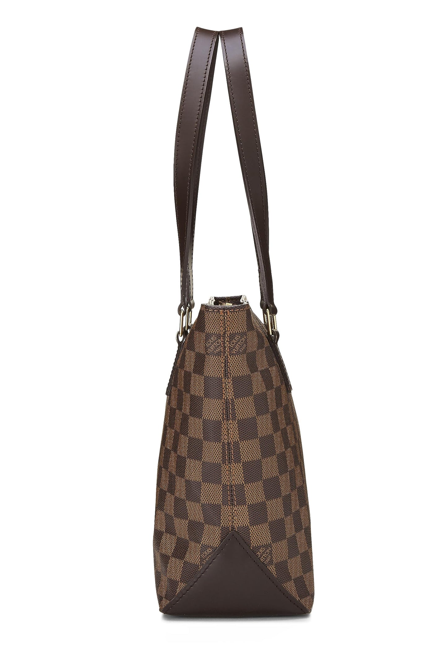 Louis Vuitton, Cabas Piano Damier Ebène d'occasion, marron