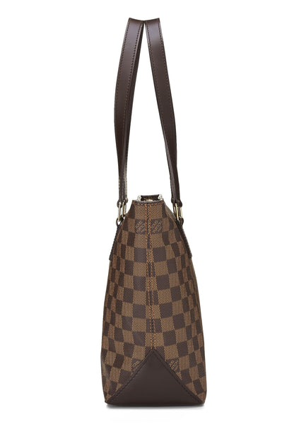 Louis Vuitton, Pre-Loved Damier Ebene Cabas Piano, Brown