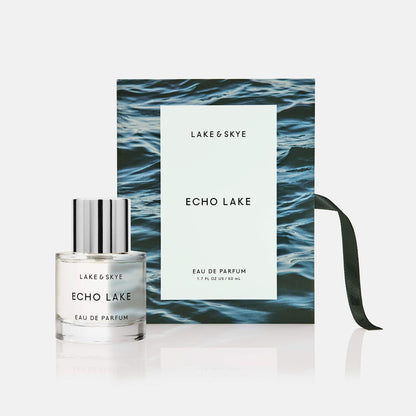 Eau de parfum en vaporisateur Echo Lake de Lake &amp; Skye - Collection de parfums unisexe (1,7 oz 50 ml) - Floral et boisé