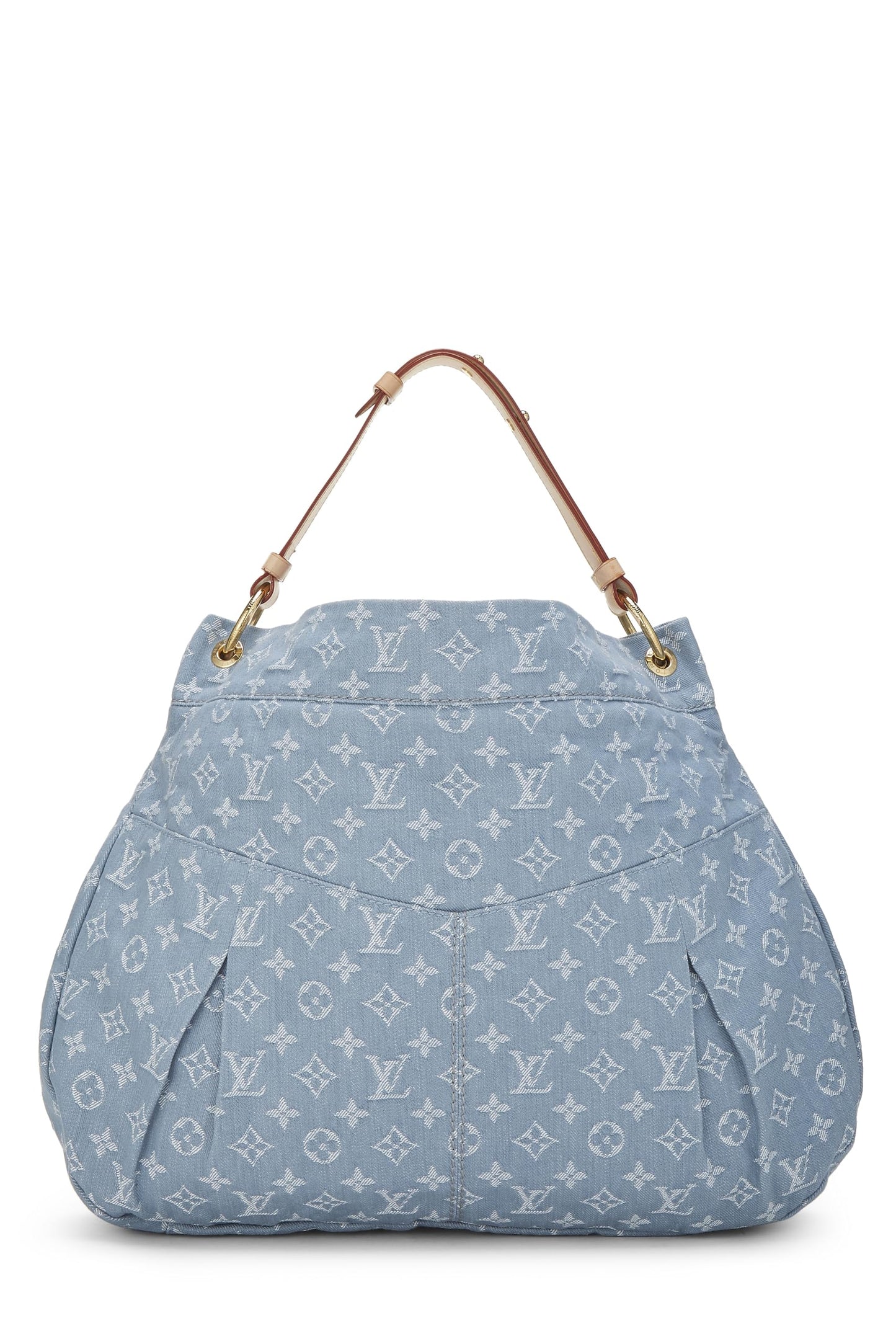 Louis Vuitton, Pre-Loved Blue Monogram Denim Daily GM, Blue