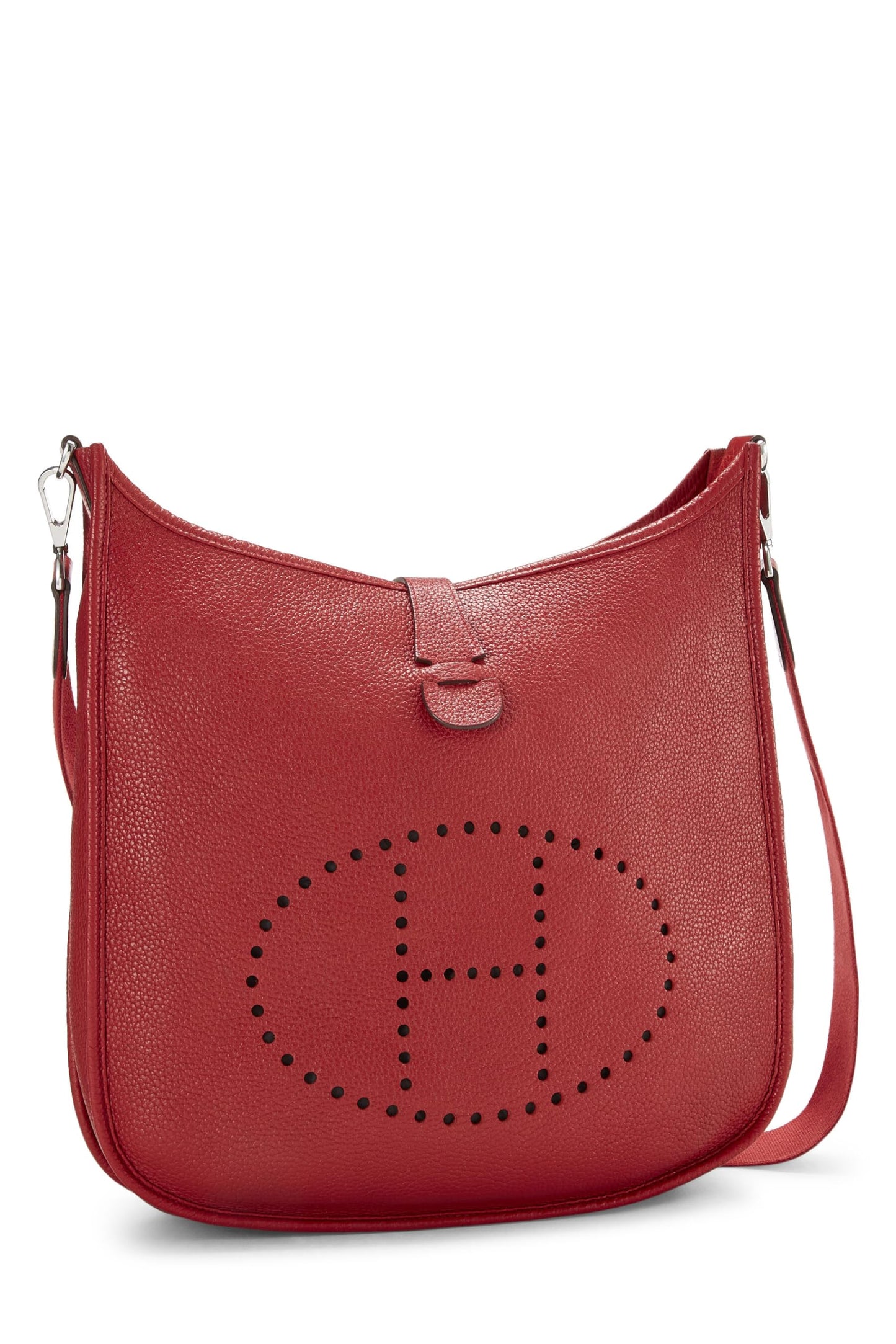 Hermès, Clémence Evelyne III GM Rouge d'occasion, Rouge