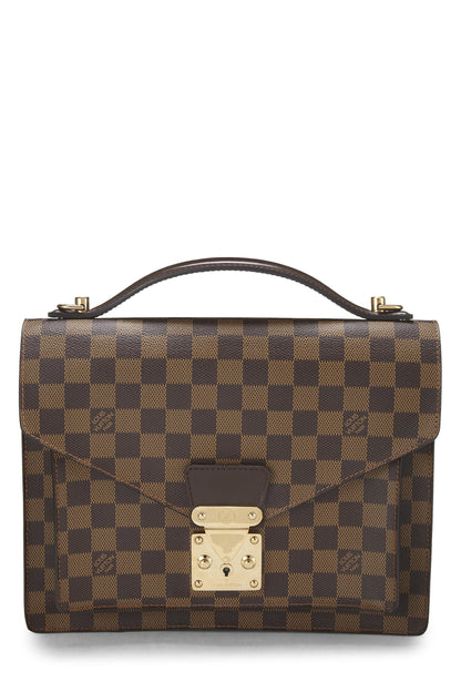 Louis Vuitton, Pre-Loved Damier Ebene Monceau, Brown