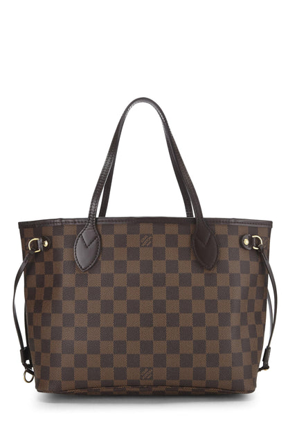 Louis Vuitton, Damier Ebene Neverfull PM d'occasion, marron