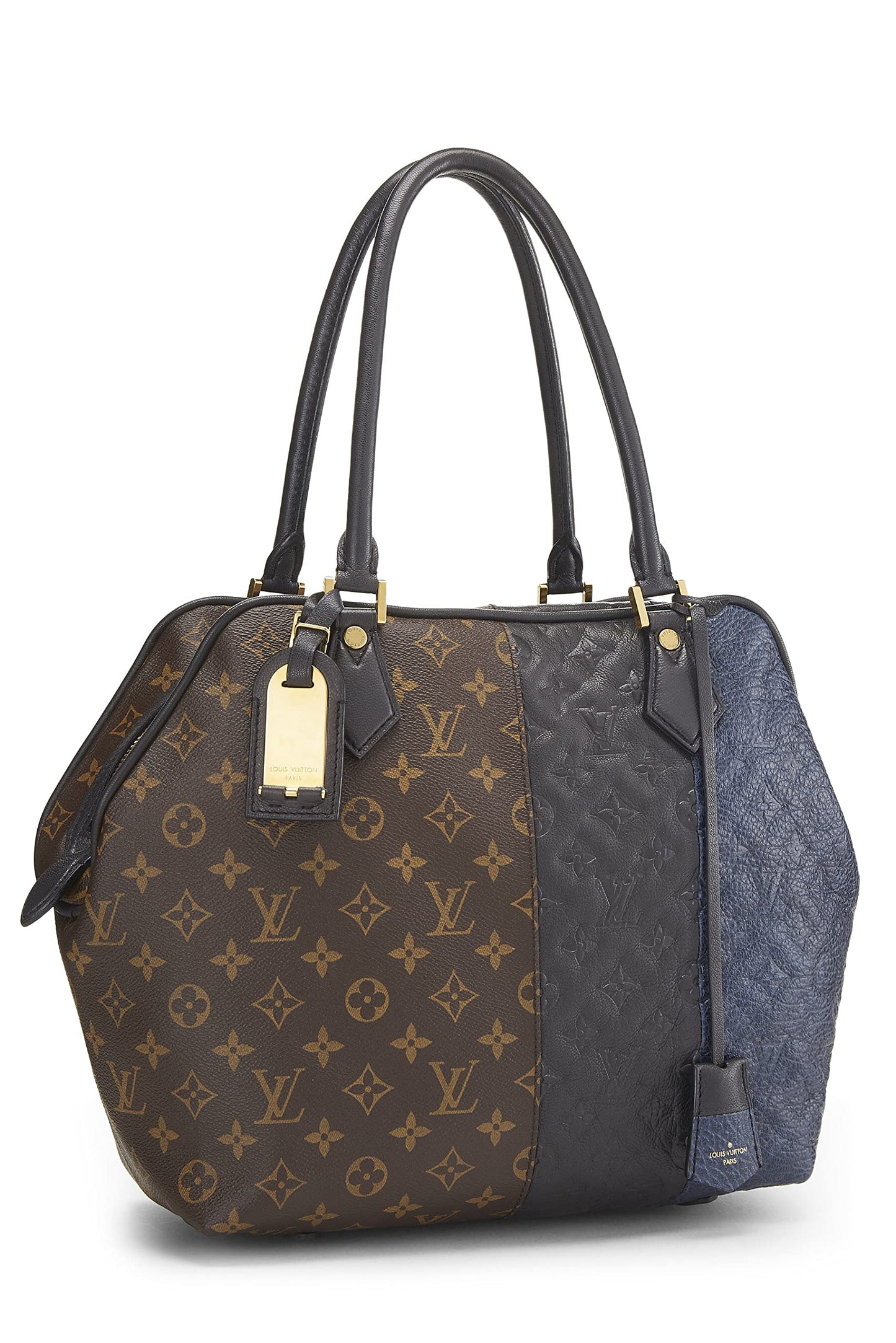 Louis Vuitton, sac fourre-tout Marine Blocks Monogram d'occasion, marron