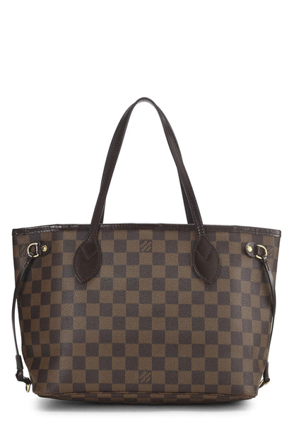 Louis Vuitton, Damier Ebene Neverfull PM d'occasion, marron