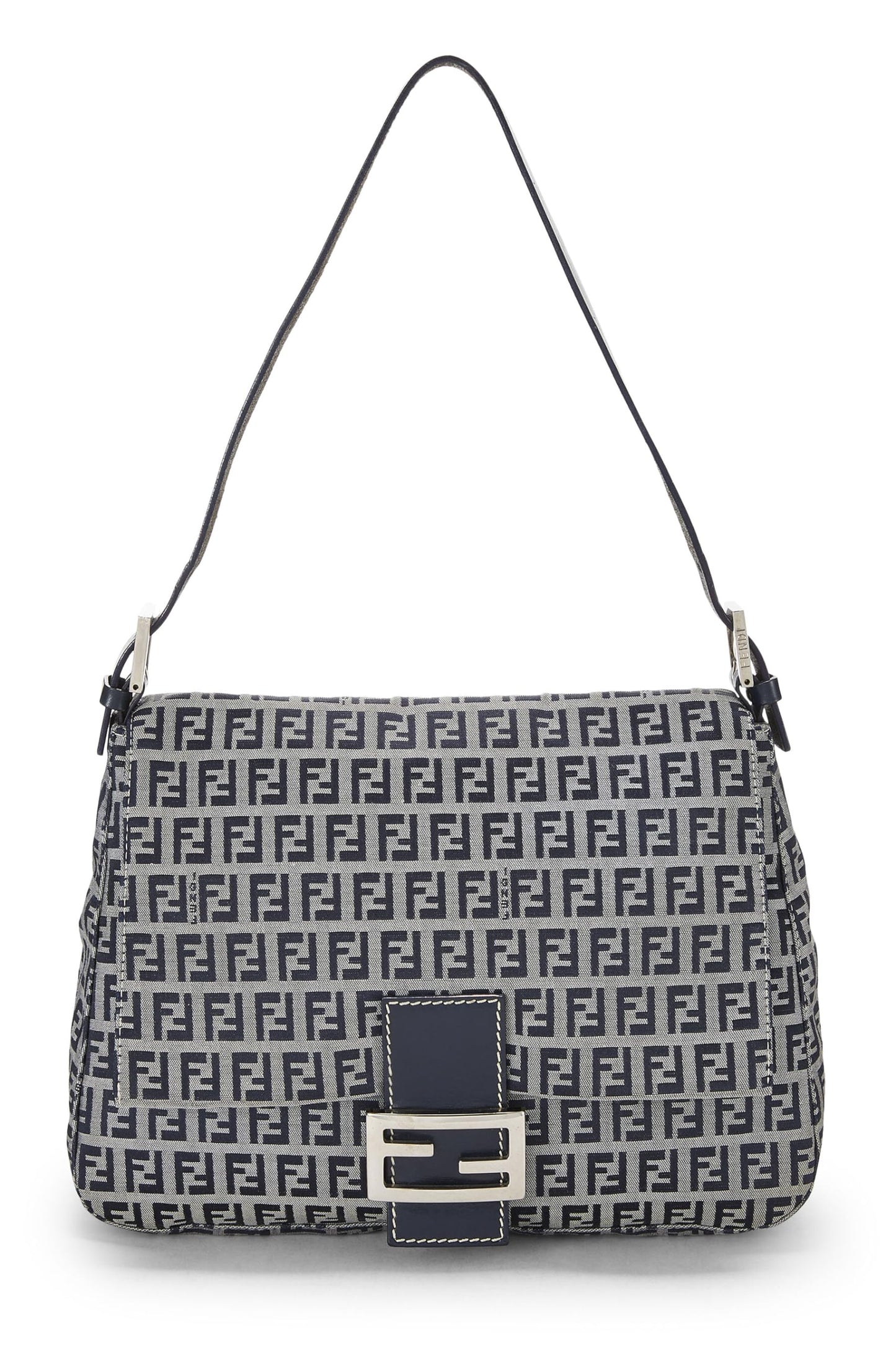 Fendi, Pre-Loved Navy Zucchino Canvas Mama, Navy