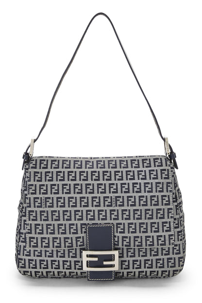 Fendi, Pre-Loved Navy Zucchino Canvas Mama, Navy