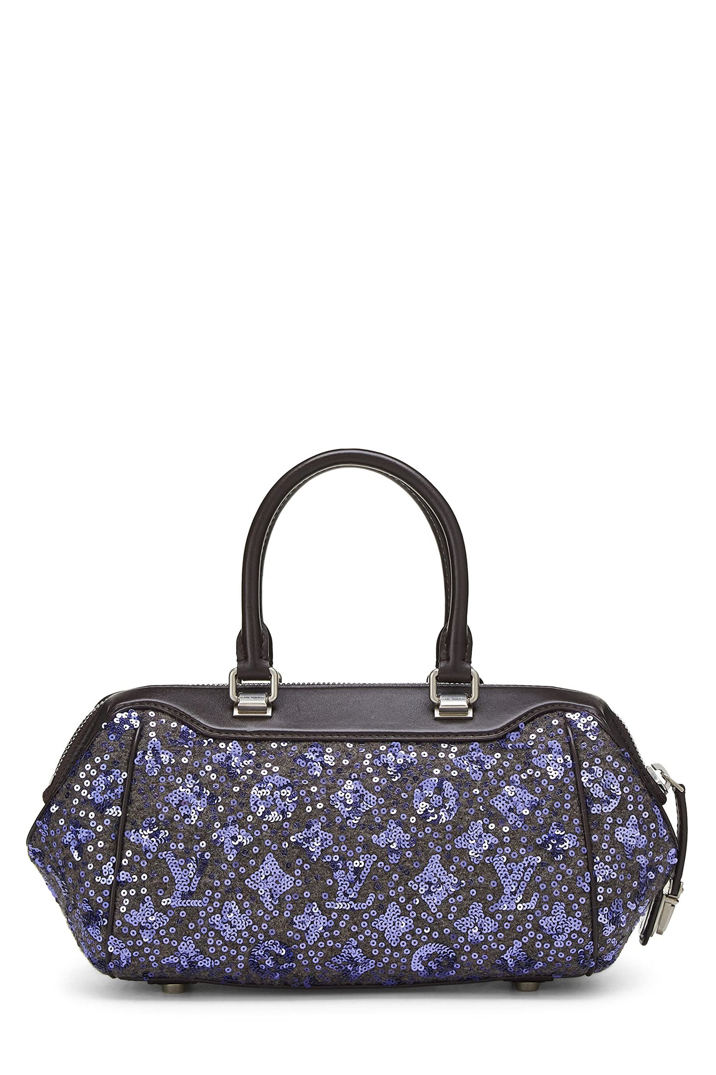 Louis Vuitton, Sunshine Express Baby, sac à main violet à paillettes Monogram d'occasion, violet