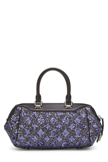 Louis Vuitton, Bebé Sunshine Express con lentejuelas y monograma morado Pre-Loved, Púrpura