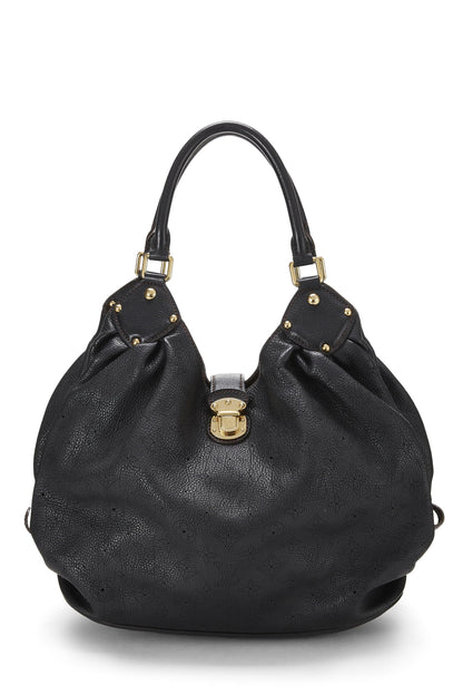 Louis Vuitton, Pre-Loved Black Monogram Mahina Large, Black