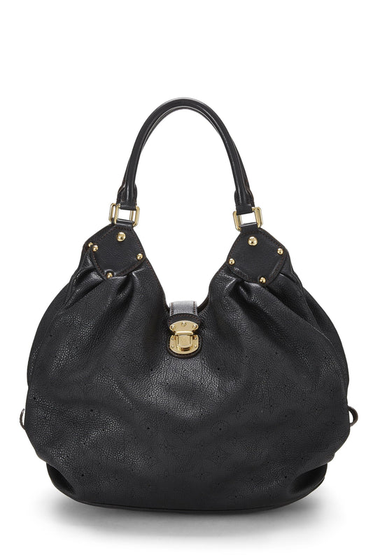 Louis Vuitton, Pre-Loved Black Monogram Mahina Large, Black