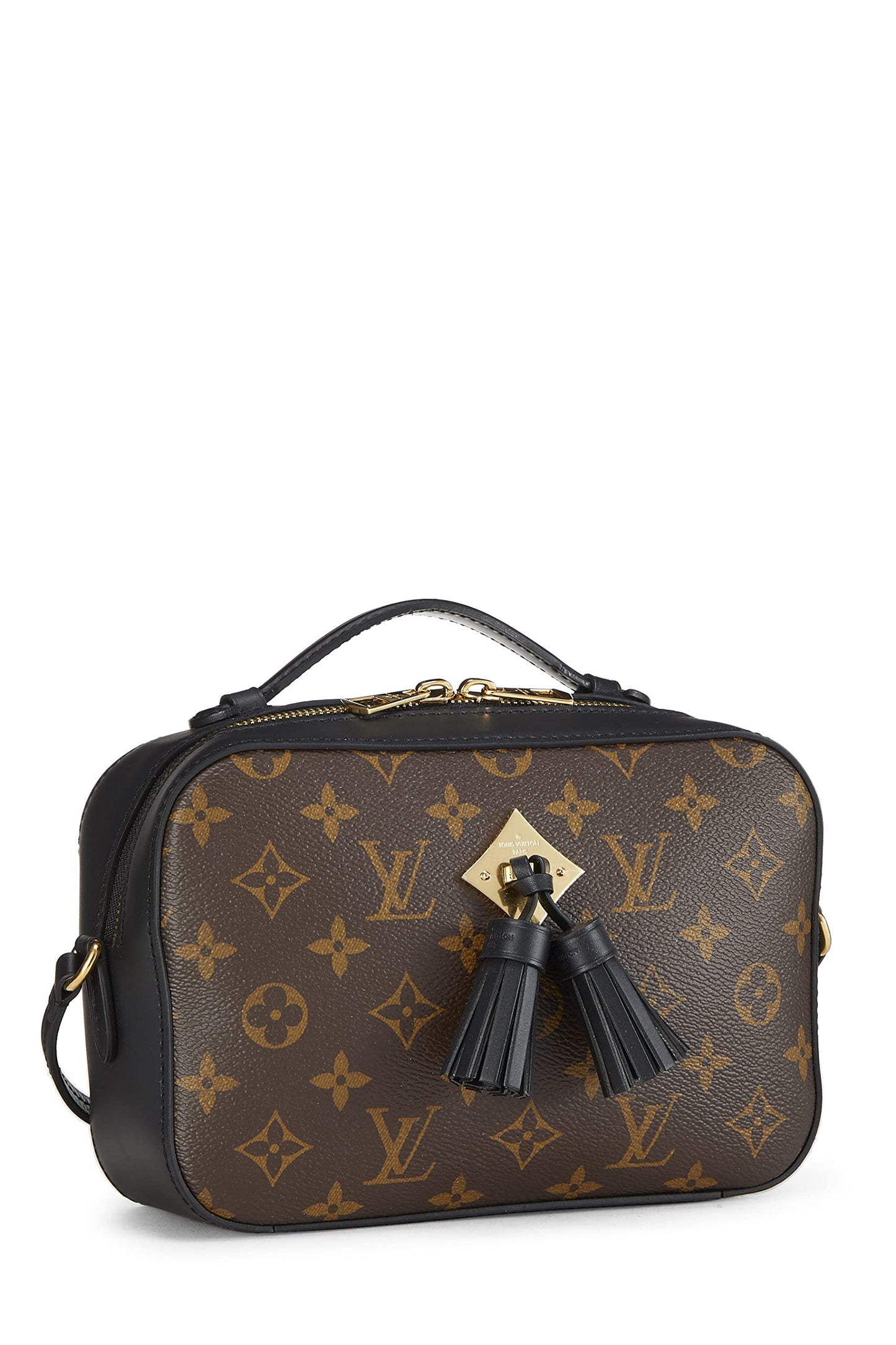 Louis Vuitton, Saintonge en toile monogram noire d'occasion, noir