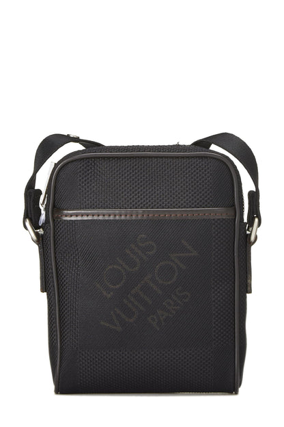 Louis Vuitton, Pre-Loved Black Damier Geant Citadin Mini, Black