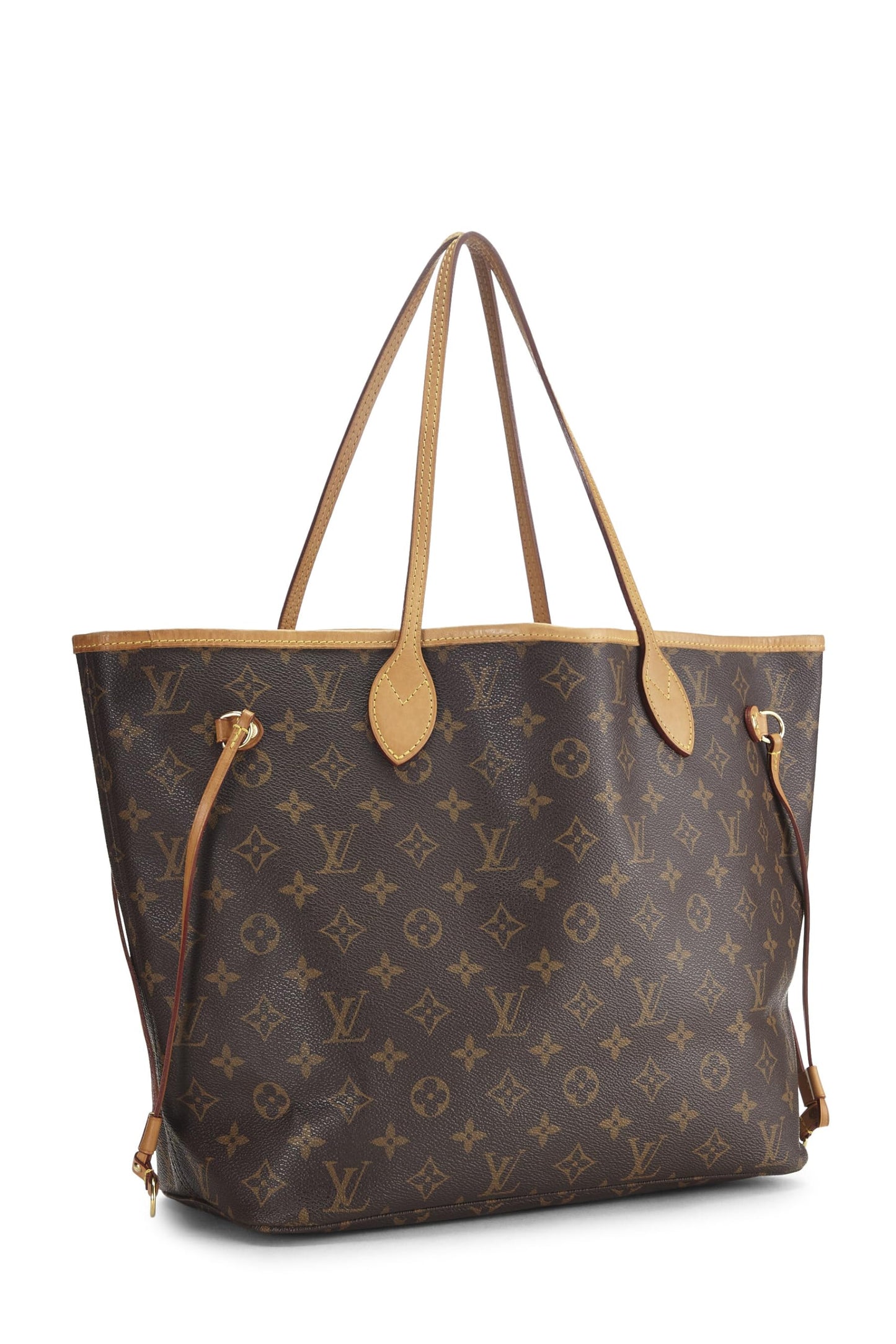 Louis Vuitton, Neverfull MM NM en toile Monogram d'occasion, rouge