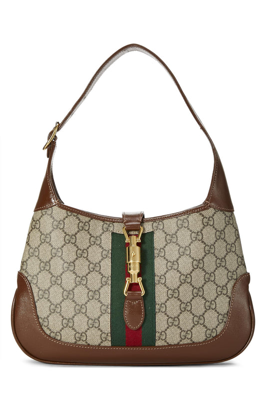 Gucci, sac à bandoulière Jackie 1961 Supreme GG d'occasion, petit, marron