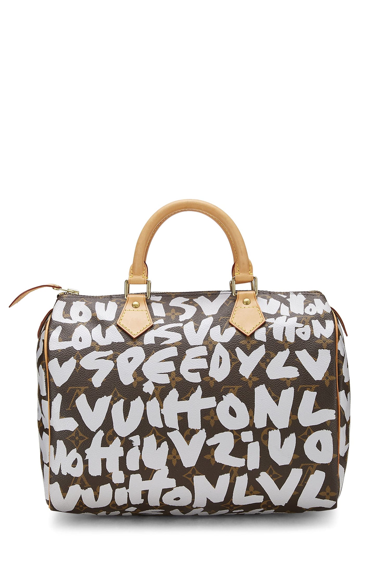 Louis Vuitton, Pre-Loved Stephen Sprouse x Louis Vuitton Monograma Gris Graffiti Speedy 30, Gris