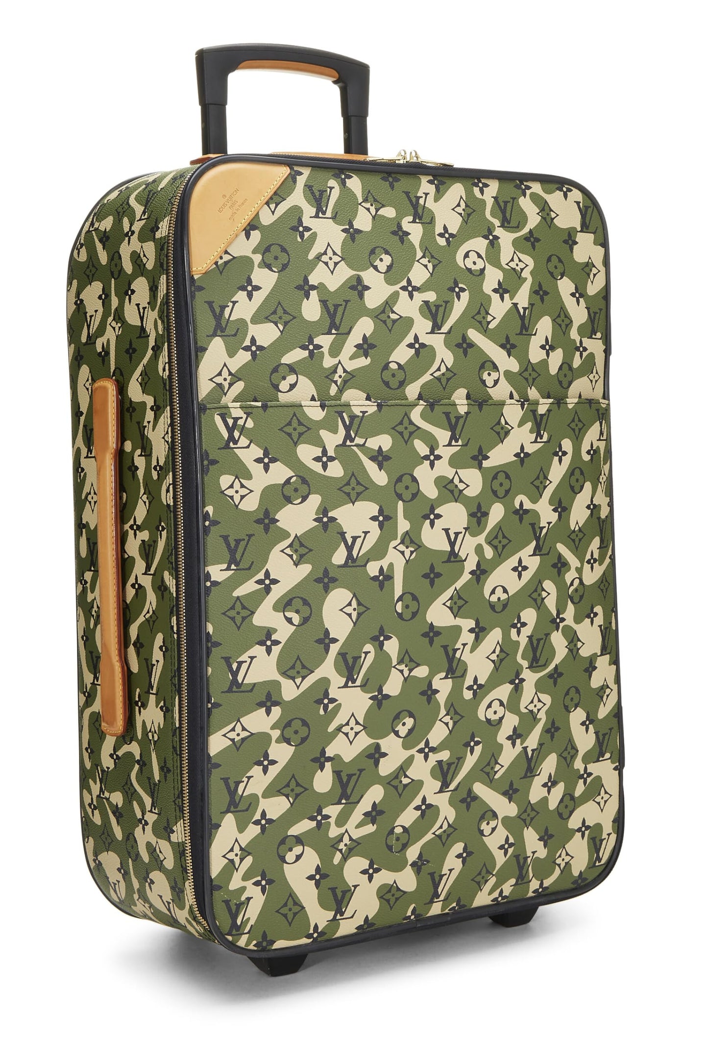 Louis Vuitton, Takashi Murakami x Louis Vuitton Monogramouflage Pegase 60 d'occasion, vert