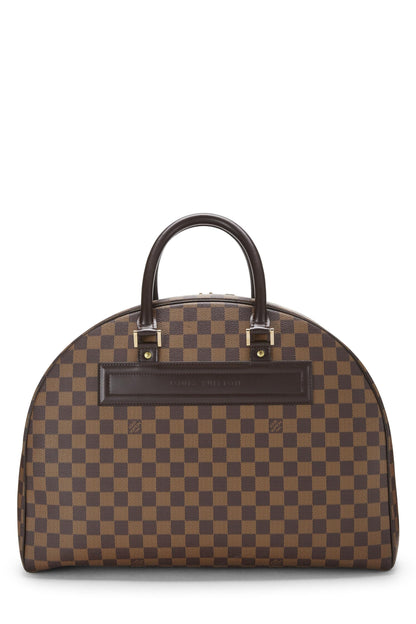 Louis Vuitton, Pre-Loved Damier Ebene Nolita XL, Marrón