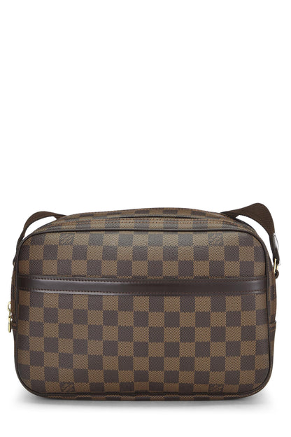 Louis Vuitton, Damier Ebene Reporter PM pré-aimé, Marron