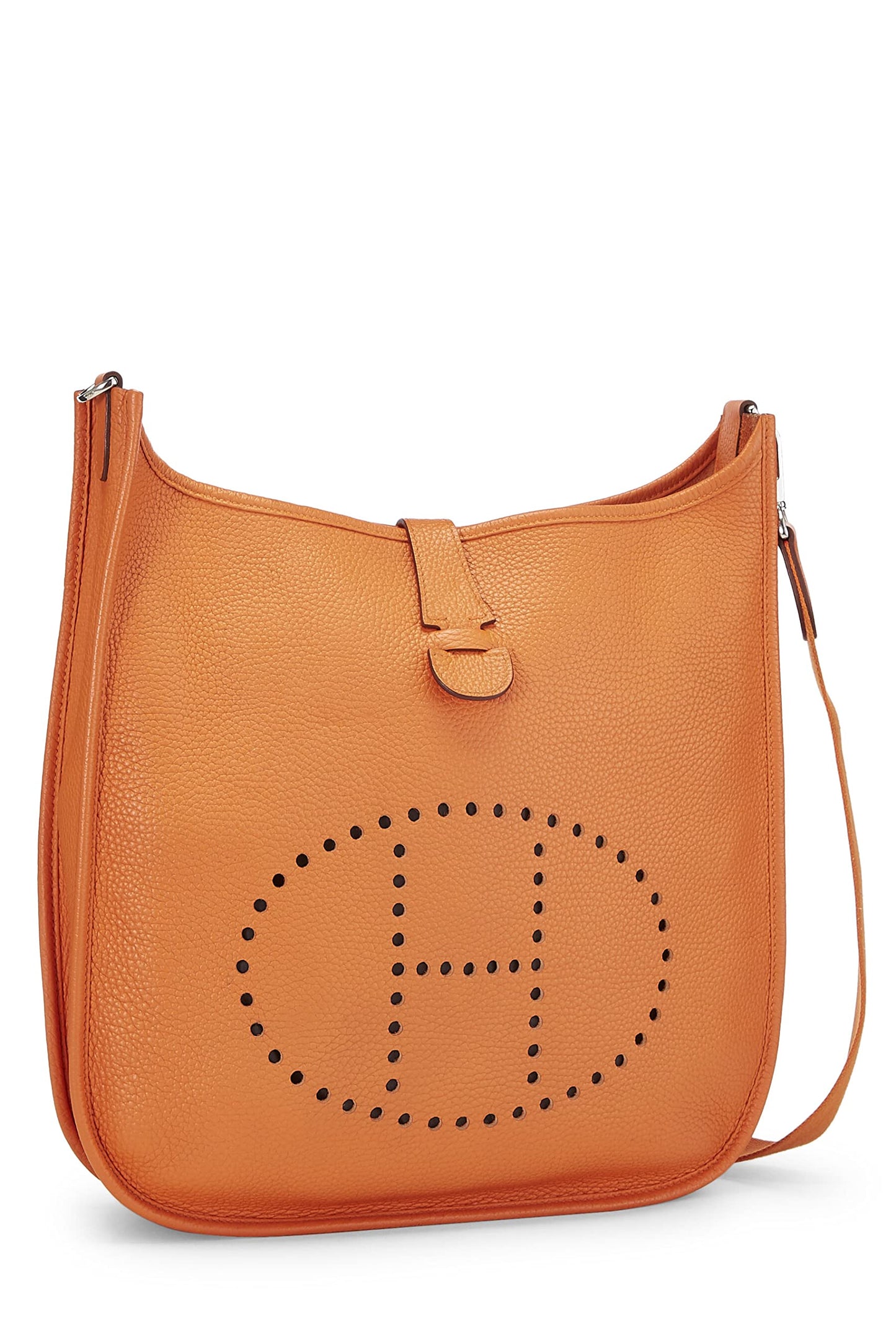 Hermès, Pre-Loved Capucine Clemence Evelyne III GM, Orange