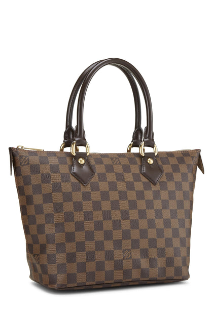 Louis Vuitton, Pre-Loved Damier Ebene Saleya PM, Brown