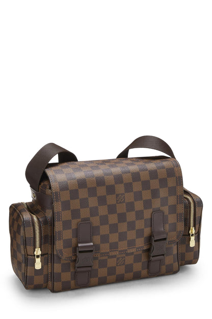 Louis Vuitton, sac messager Melville Damier Ebène d'occasion, marron