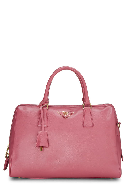 Prada, Boston Saffiano rose d'occasion, rose