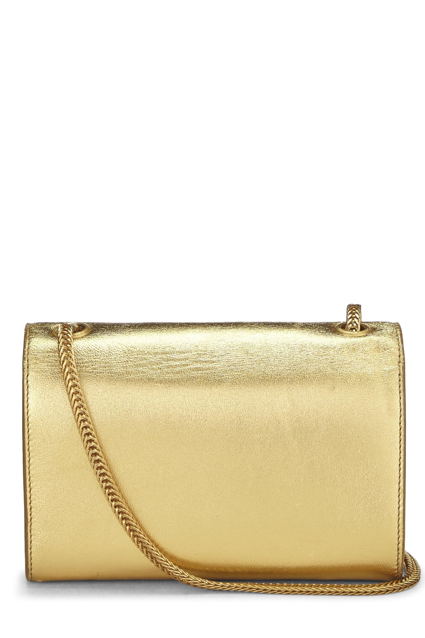 Yves Saint Laurent, Pre-Loved Gold Calfskin Kate Tassel Crossbody Small, Gold