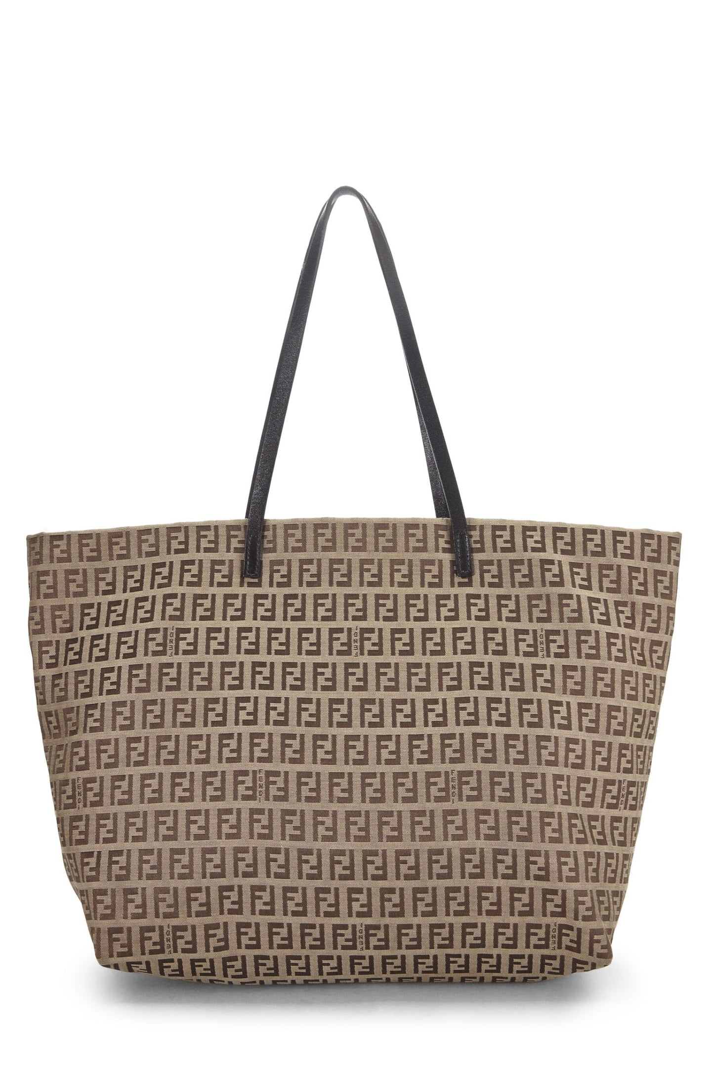 Fendi, Pre-Loved Brown Zucchino Roll Tote, Brown