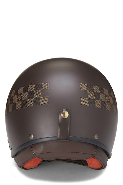 Louis Vuitton, casco Damier Ebene Mini Jet GM Casque usado, marrón